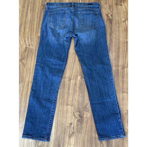 Kut from The Kloth Womens Boyfriend Mid-Rise Straight Jeans Sz 8 Blue - Picture 2 of 7